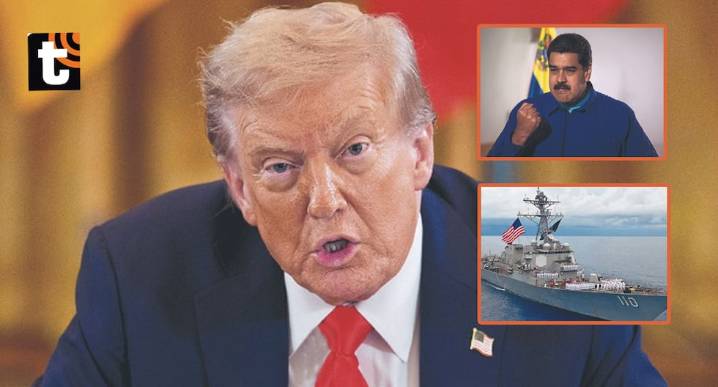 Donald Trump asusta a Nicolás Maduro: Tres buques destructores se acercan a Venezuela Estadounidenses acusan a dictador de enviar droga a través del Cártel de los Soles.