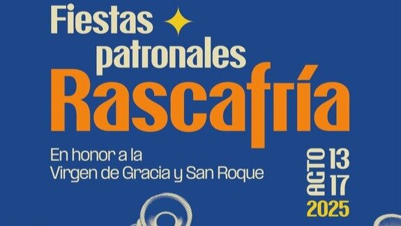 Rascafría celebra sus Fiestas Patronales 2025 del 13 al 17 de agosto con más de 30 actividades