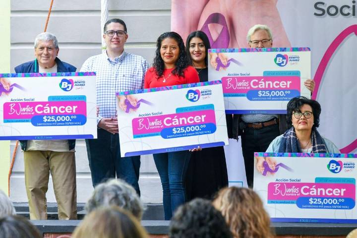 Luis Mendoza entrega apoyos a personas que luchan contra el cáncer en Benito Juárez: "la meta ...