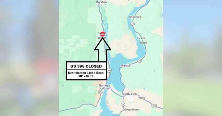 Crash cleared on Highway 395 near Kettle Falls