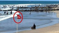 Exhibe Mazatlán playa a reventar ¡pese bandera roja!… rescatan a 5📷