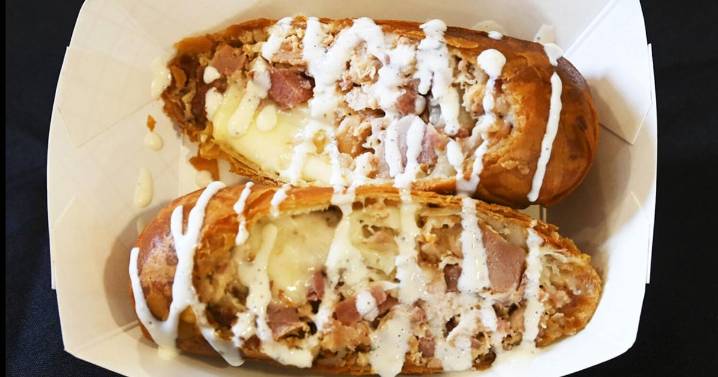 2025 Iowa State Fair People's Choice Best New Food is bacon chicken ranch egg roll