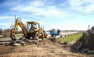 Realizan trabajos de hormigonado en Playa Unión