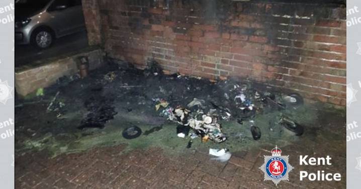 Teenage boys arrested after 'multiple arsons' in Kent town