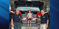 Young girl raises hundreds of dollars for Fire Dept. and EMS in Eastern Iowa community