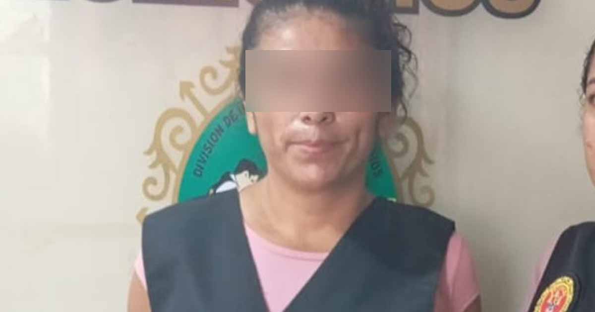Policía captura a mujer implicada en homicidio en Piura
