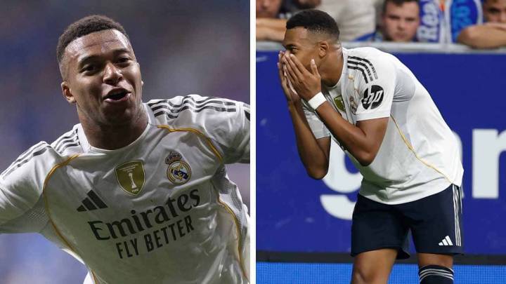 Mbappé en la temporada de Real Madrid: 2 partidos, 3 goles y otra muestra de su nuevo festejo