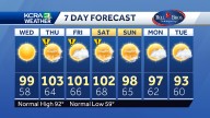 NorCal forecast: You'll notice the heat in the Valley Wednesday afternoon. Here's when temperatures peak.