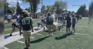 Husson & MMA Football combine to hold preseason joint practice