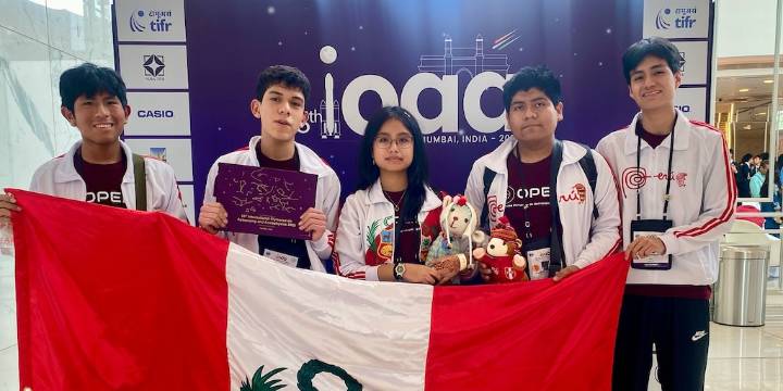 Perú logra mención honrosa en olimpiada internacional de astronomía en la India