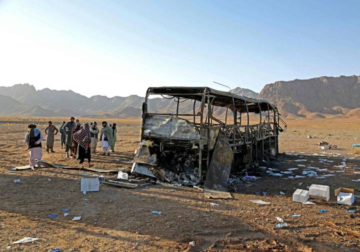 Accidente de autobús dejó 79 fallecidos en Afganistán