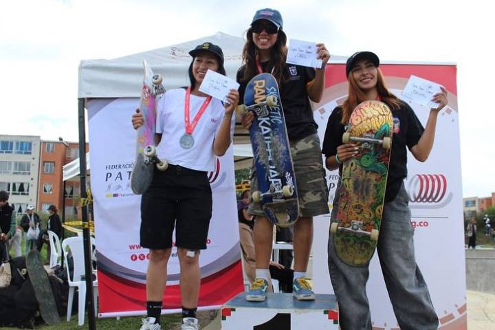 Ana María Rendón Campeona del Torneo Nacional de Skateboarding