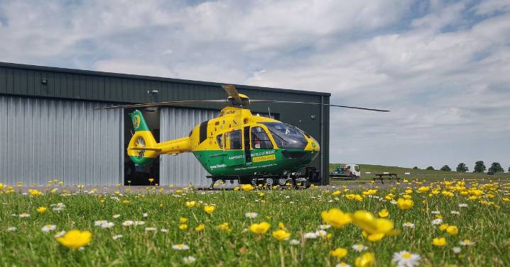 One person airlifted to hospital after helicopter crash at UK holiday hotspot