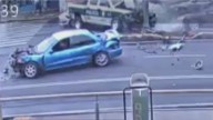 Video: Momento Exacto de Aparatoso Choque de una Patrulla en Avenida Rojo Gómez, CDMX