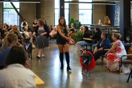 Doggy fashion show benefits animal rescue