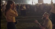 Heartwarming moment couple get engaged at Edinburgh Sam Fender gig during 'favourite song'