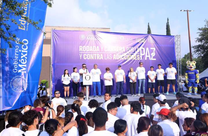 Realiza UANL rodada y carrera por la paz