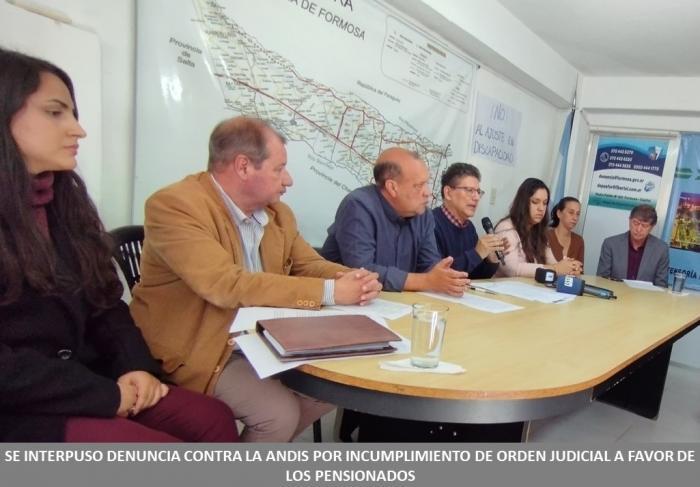 SE INTERPUSO DENUNCIA CONTRA LA ANDIS POR INCUMPLIMIENTO DE ORDEN JUDICIAL A FAVOR DE LOS PENSIONADOS