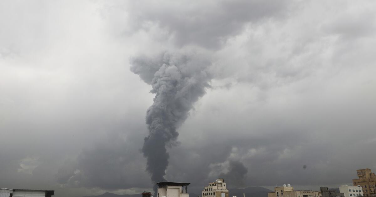 Israeli airstrikes hit Yemen’s capital, targeting Iran