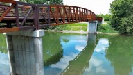 Pedestrian bridge over White River at 106th Street to open in fall