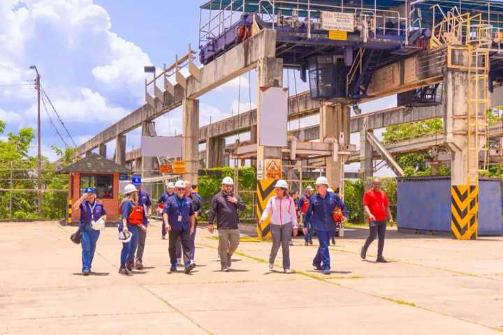 Inspeccionan terminal portuario de CVG Naviorca en Bolívar