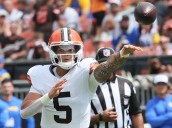 Dillon Gabriel on leading two scoring drives, Jamari Thrash, and more: Transcript