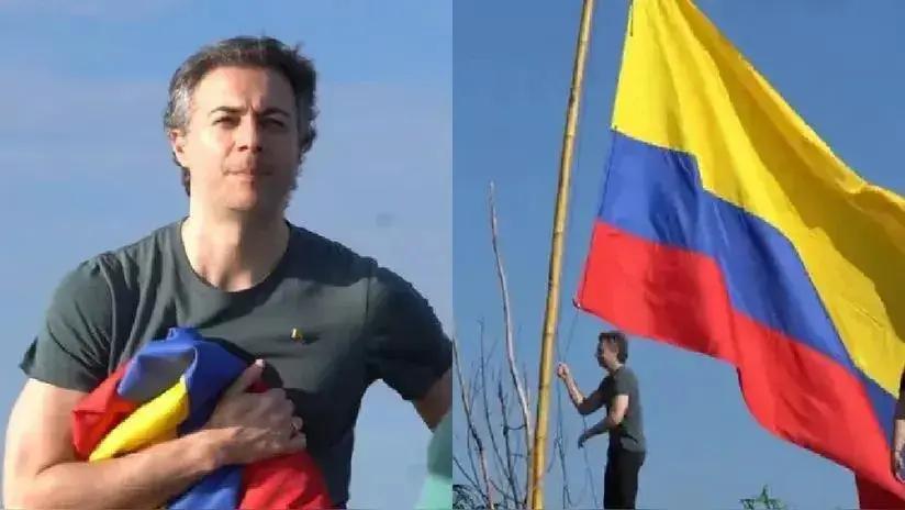 Plantean denunciar por "instigación a la guerra" a Daniel Quintero por colocar bandera colombiana en territorio peruano