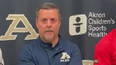 Coach Jared Embick talks about depth on Zips men's soccer team
