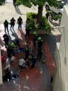 Hinchas de Millonarios se enfrentaron a vendedores en Bocagrande