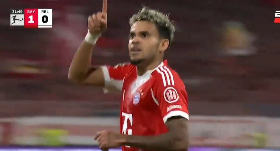 Gol de Luis Díaz hoy, Bayern vs. Leipzig por Bundesliga | Gol de Bayern Múnich 