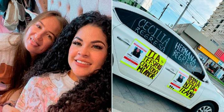Cecilia desapareció junto a otras jóvenes, dos regresaron, ella no: su hermana ofrece un auto para que la devuelvan