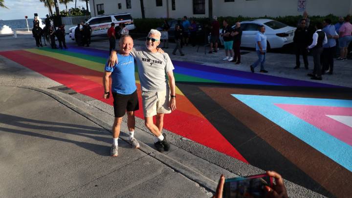 Florida cities race to save rainbow crosswalks as the state’s deadlines for removal loom