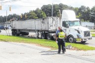 Hog waste spills on Lisbon Street