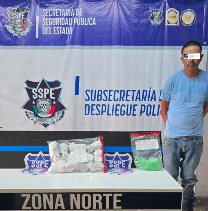 Asegura SSPE a dos hombres y tres motocicletas en hechos distintos en Nuevo Casas Grandes