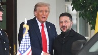 Así fue la llegada del presidente de Ucrania, Volodímir Zelenski, a la Casa Blanca, para su reunión con Donald Trump