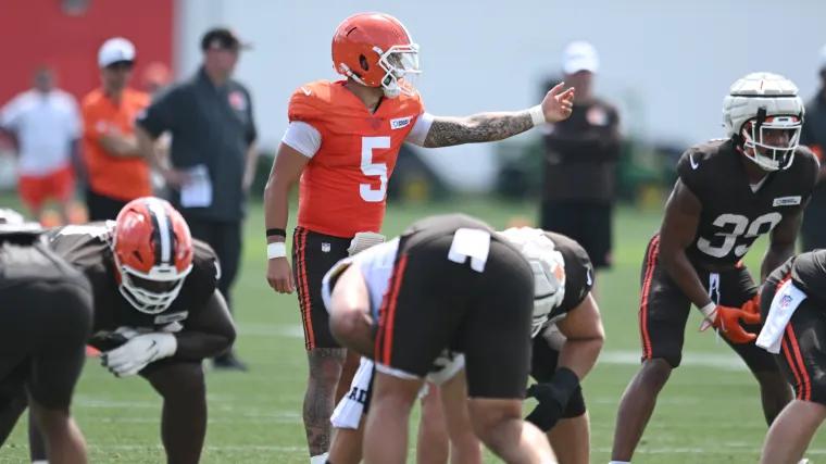 Cleveland Browns offense struggles with drops in joint practices vs. Eagles