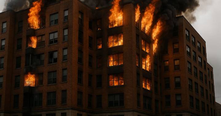 Madre cae al vacío y dos niños mueren calcinados: incendio en apartamento deja tres víctimas fatales