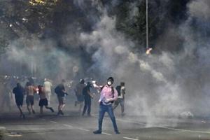 Clashes erupt in several Serbian cities in fifth night of unrest