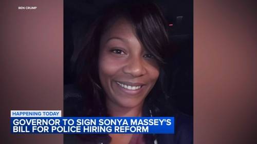 Illinois Gov. JB Pritzker signs police reform bill named for Sonya Massey, woman killed by Sangamon County deputy