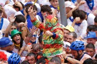 El Cipotegato, de villano a héroe bajo la lluvia (de tomates) en Tarazona