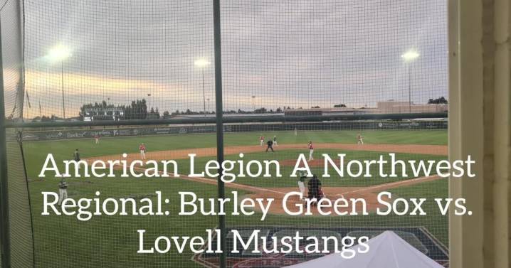 American Legion A Northwest Regional: Burley Green Sox vs. Lovell Mustangs