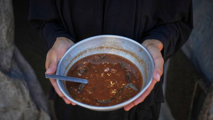 Mothers in Gaza stretch meager ingredients where they can, but say hunger persists