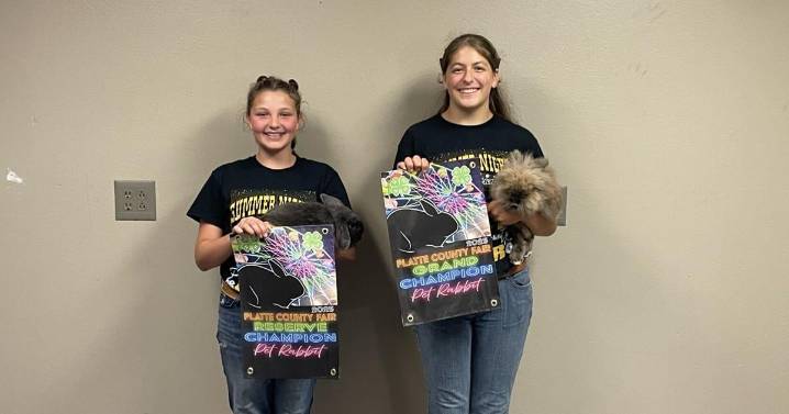2025 Platte County Fair Rabbit Show champions