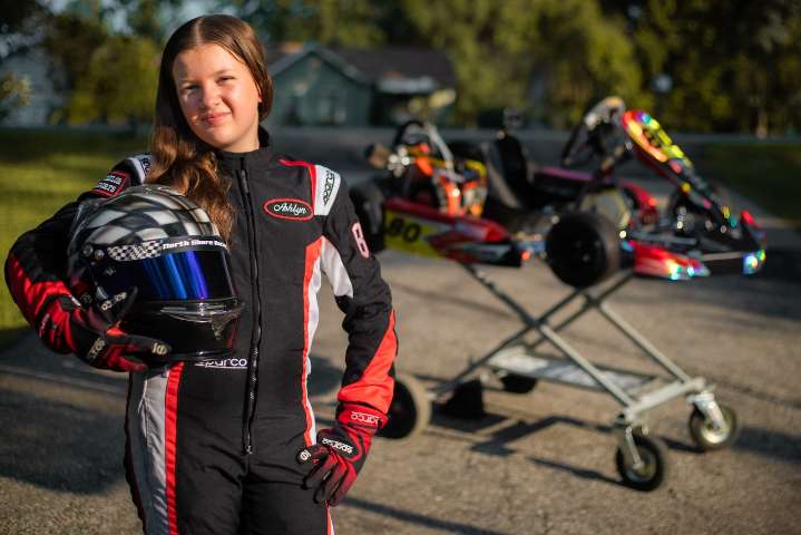 Local girl pursues NASCAR dreams at new Lorain Ohio KartPlex