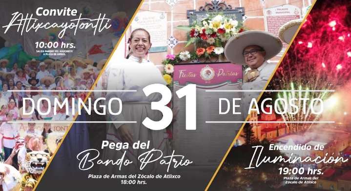 Atlixco inicia celebraciones patrias con desfile, música y tradición