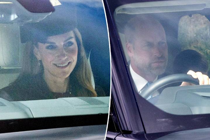 Prince William and Kate Middleton go on family church outing as they prepare for 'fresh start' in their new home