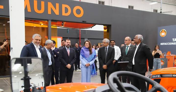 Tere Jiménez inaugura planta de TAFE en Aguascalientes; la inversión fue de 280 mdp
