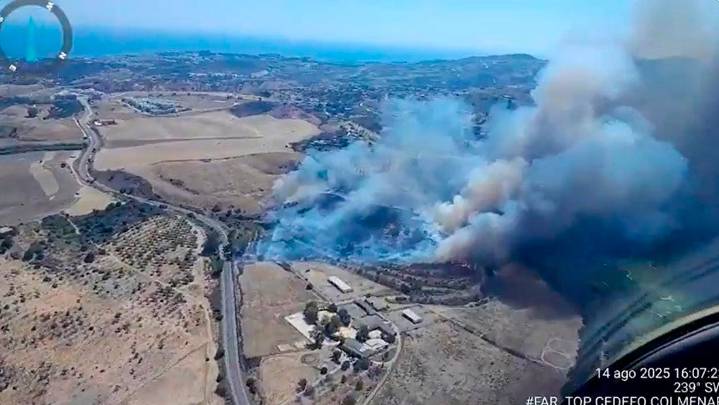 Estabilizado el incendio forestal declarado en Mijas