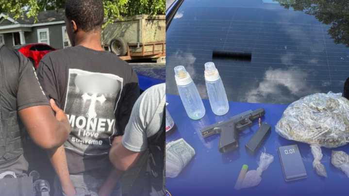 Police find over 400 grams of marijuana in suspect's backpack