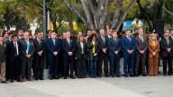 Gerardo Zamora y Elías Suárez encabezaron el acto por el 175° aniversario del…